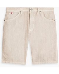 120% Lino - Linen Shorts - Lyst