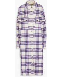 Isabel Marant - Fontizi Checked Wool-blend Tweed Coat - Lyst