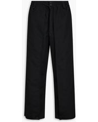 Y-3 - Track pants aus baumwoll-canvas - Lyst
