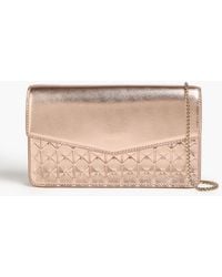 Serapian - Clutch aus -leder mit "mosaico"-handflechttechnik - Lyst