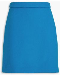 Diane von Furstenberg - Dottie Wool-felt Mini Skirt - Lyst