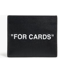 Off-White c/o Virgil Abloh - Printed Leather Cardholder - Lyst