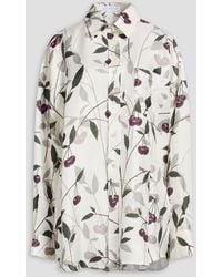 Stella McCartney - Printed Silk-Twill Shirt - Lyst