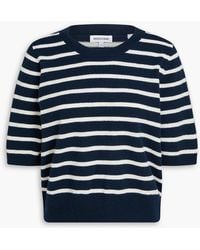 Veronica Beard - Shana Striped Cashmere Sweater - Lyst