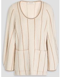 By Malene Birger - Zoita pullover aus bouclé-strick mit streifen - Lyst