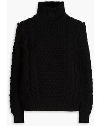Nili Lotan - Hawthorn Cable-knit Wool Turtleneck Sweater - Lyst