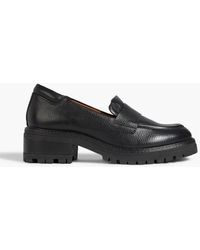 Rag & Bone - Shiloh Pebbled-leather Loafers - Lyst