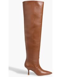 Stuart Weitzman - Naomi 75 Leather Over-The-Knee Boots - Lyst