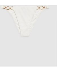 ViX - Firenze Amalfi Ring-embellished Cloqué Low-rise Bikini Briefs - Lyst