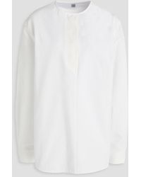 TOTEME - Cotton-twill Shirt - Lyst