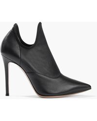 Gianvito Rossi - Tara 105 Leather Ankle Boots - Lyst