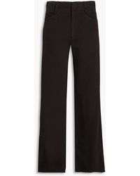 Vince Tie Detail Straight Leg Pant in Natural | Lyst