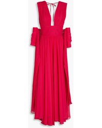 Maria Lucia Hohan - Ira Pintucked Georgette Gown - Lyst