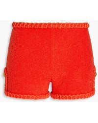 Moschino - Cotton-blend Bouclé-tweed Shorts - Lyst