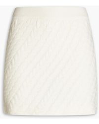 Loulou Studio - Alsen Cable-knit Cashmere Mini Skirt - Lyst