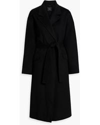 Theory - Wool And Cashmere-Blend Felt Coat - Lyst