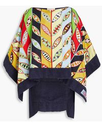 Emilio Pucci - Printed Cotton-terry Coverup - Lyst