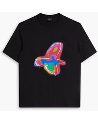 Paul Smith - T-shirt aus baumwoll-jersey mit print - Lyst