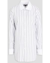 Rag & Bone - Diana Striped Cotton-poplin Shirt - Lyst