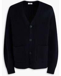Sandro - Ribbed Wool And Cashmere-blend Cardigan - Lyst