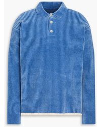 Jacquemus - Duci Ribbed Chenille Polo Shirt - Lyst
