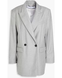 IRO - Double-breasted Wool-twill Blazer - Lyst