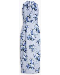 Emilia Wickstead - Floral-print Crepe Maxi Dress - Lyst