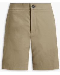 Sandro - Sigma shorts aus twill aus einer baumwollmischung - Lyst