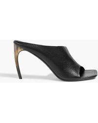 素敵 ☆ FERRAGAMO フェラガモ Nymphe 85 black leather sandals Ferragamo | Nymphe 85 black leather sandals | Savannahs