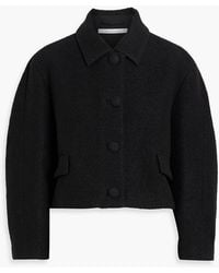 Another Tomorrow - Cropped Wool-Felt Jacket - Lyst