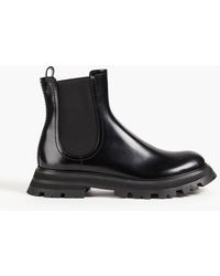 McQueen - Leather Chelsea Boots - Lyst