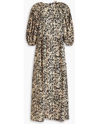 Mother Of Pearl - Ellen Ruffled Printed Tm Maxi Dress - Lyst