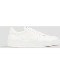 Stuart Weitzman - Sw Courtside Leather Sneakers - Lyst
