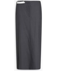 Holzweiler - Bleistiftrock aus twill in midilänge - Lyst