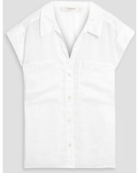 FRAME - The Leisure Linen Shirt - Lyst