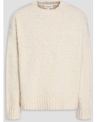 FRAME - Pullover aus bouclé-strick aus einer baumwollmischung - Lyst