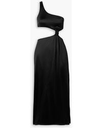 Versace - Belize Cutout One-shoulder Stretch-jersey Midi Dress - Lyst