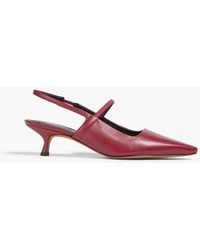 Vince - Venice Leather Slingback Pumps - Lyst
