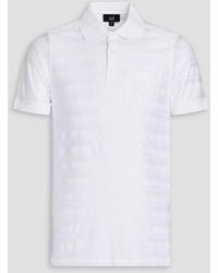 Dunhill - Poloshirt aus baumwoll-jacquard - Lyst