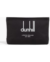 dunhill - Logo-print Canvas Pouch - Lyst