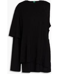 Y-3 - One-sleeve Printed Cotton-jersey Top - Lyst
