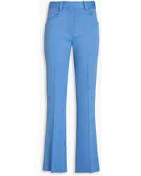 Victoria Beckham - Wool-twill Straight-leg Pants - Lyst