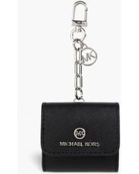 MICHAEL Michael Kors - Faux Textured-leather Airpods Case - Lyst