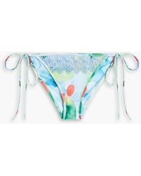 Charo Ruiz - Laia tief sitzendes bikini-höschen mit print - Lyst