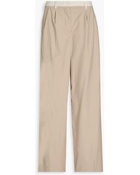 REMAIN Birger Christensen - Two-tone Twill Wide-leg Pants - Lyst
