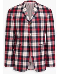 Thom Browne - Checked Wool-Twill Blazer - Lyst