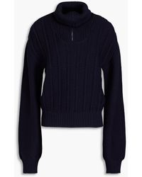 Officine Generale - Tiphanie Merino Wool Half-zip Sweater - Lyst