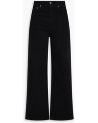 Ganni - High-Rise Wide-Leg Jeans - Lyst