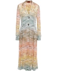 Missoni Dégradé Metallic Crochet-knit Coat Multicolor
