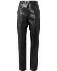Isabel Marant - Xenia Leather Tapered Pants - Lyst